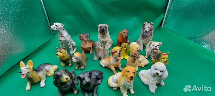 Коллекция резиновых собак 19 штук