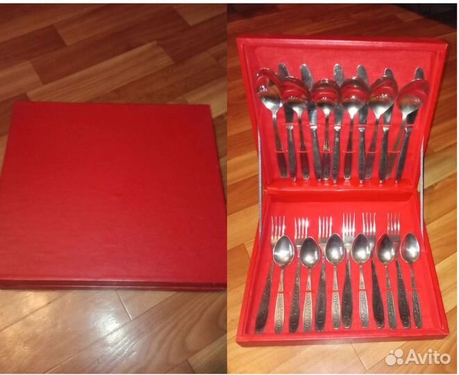 Наборы столовых приборов СССР (ложки, вилки, ножи)