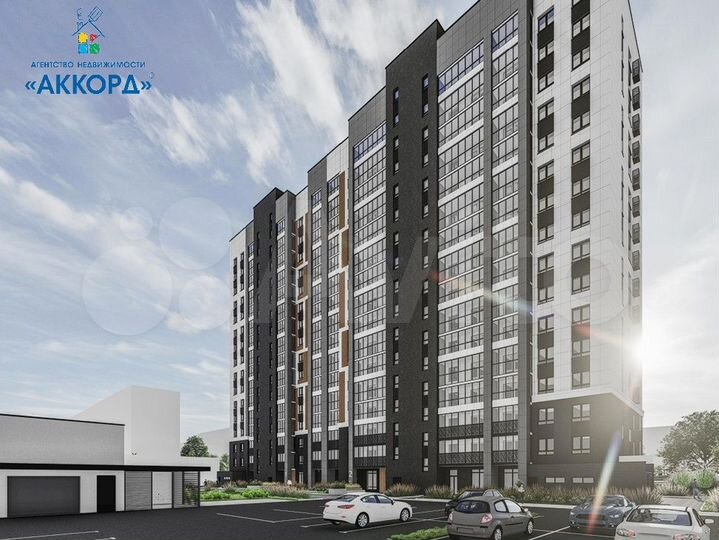 2-к. квартира, 54,4 м², 5/16 эт.