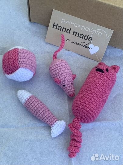 Игрушки для котят, котов, кошек. Ручная работа