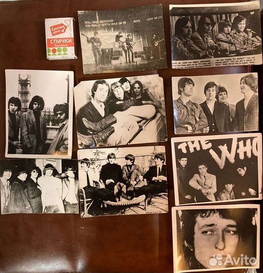 Фотографии Beatles, Who, Rolling St и тд