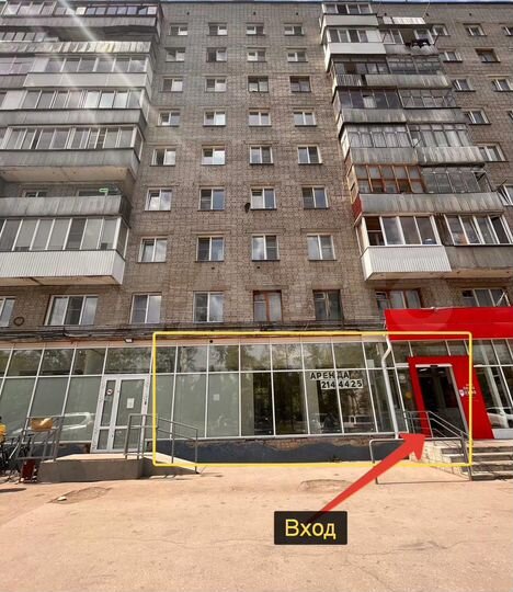Торговая площадь на потоке супермаркета, 58 м²