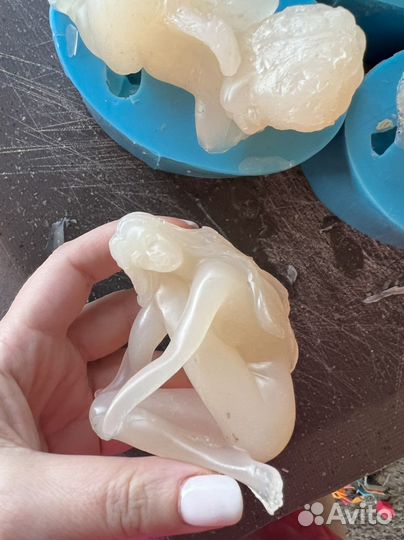 Молд силиконовый 6 шт США форма для мыла свечей 3D