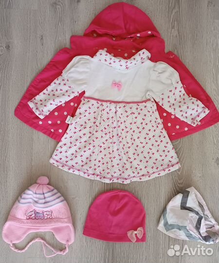 Вещи пакетом для девочки р. 74