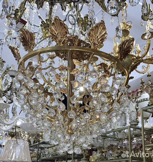 Люстра из бронзы