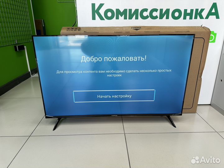 Телевизор Harper 43F670TS новый smart wifi