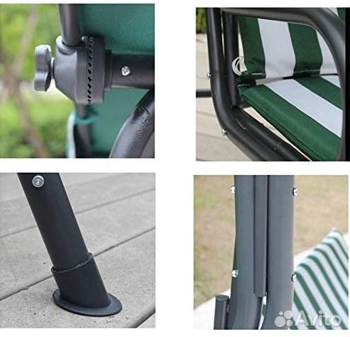 Качели садовые нс-128 (синий)