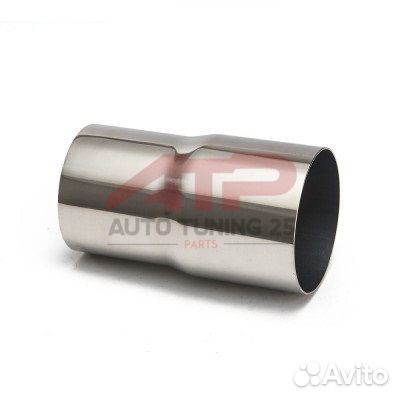 Переходной пайп нержа 70мм ) 76мм