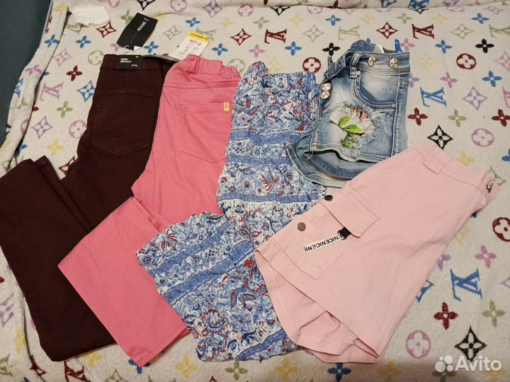 Вещи большой пакет на девочку р155-158