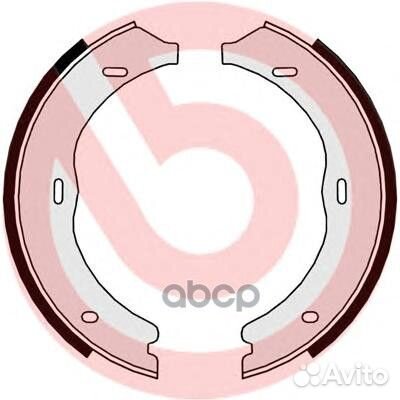 Колодки тормозные барабанные, задние S50524 Brembo