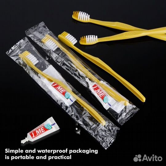 Одноразовые зубные щетки с пастой 100шт