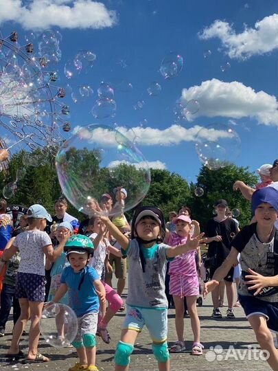 Шоу мыльных пузырей, Мыльное шоу