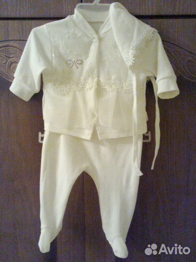 Костюм для девочки от 0 до 6 мес
