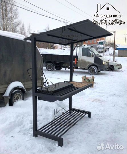 Мангал в стиле loft