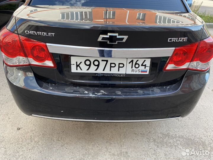 Задний бампер chevrolet cruze