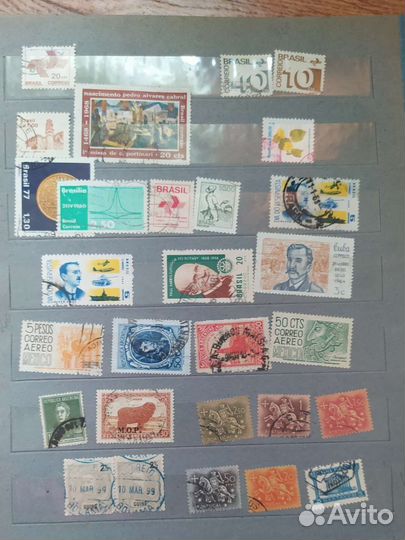 Почтовые марки Латинской Америки и Португалии