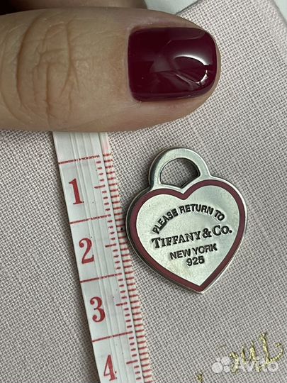 Кулон Tiffany оригинал сердце