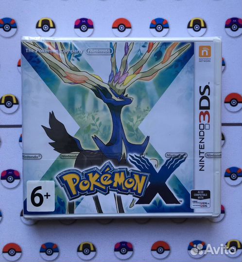 Pokemon X Nintendo 3DS Новый Редкий Картридж