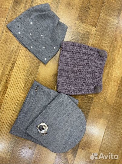 Шапки и снуд для девочки