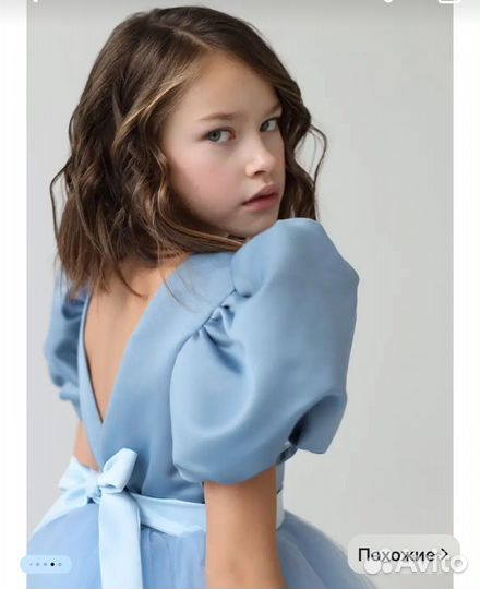 Нарядное платье для девочки 5-6 лет