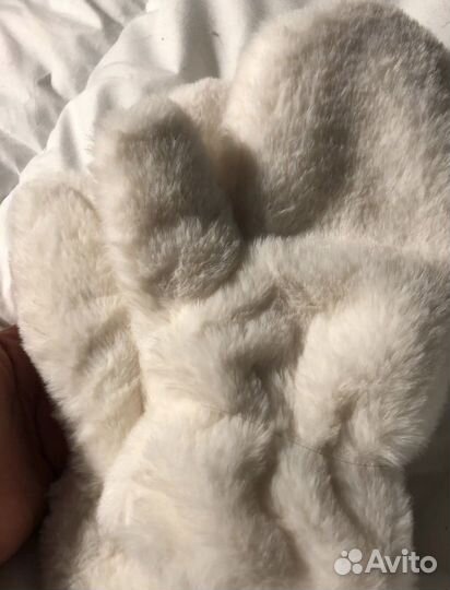 Варежки меховые женские