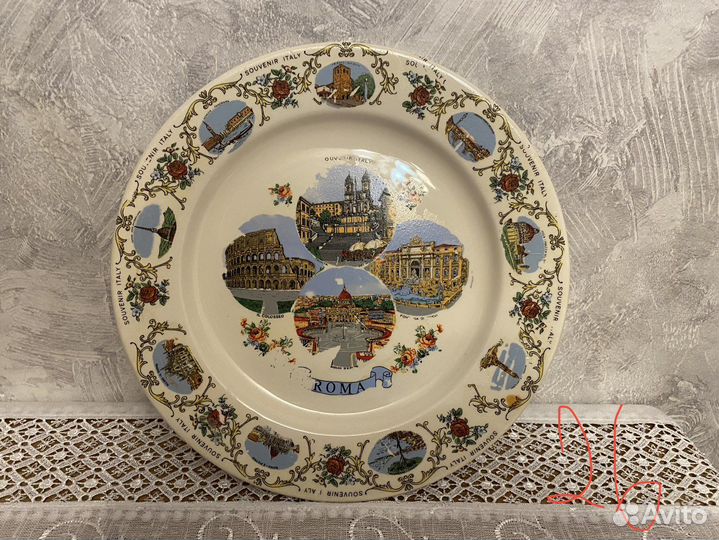 Тарелка декоративная Италия