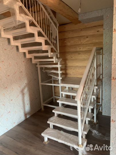 Лестница алюминиевая на 2ой этаж