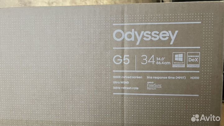 Монитор Samsung odyssey g5 c34g55twwi