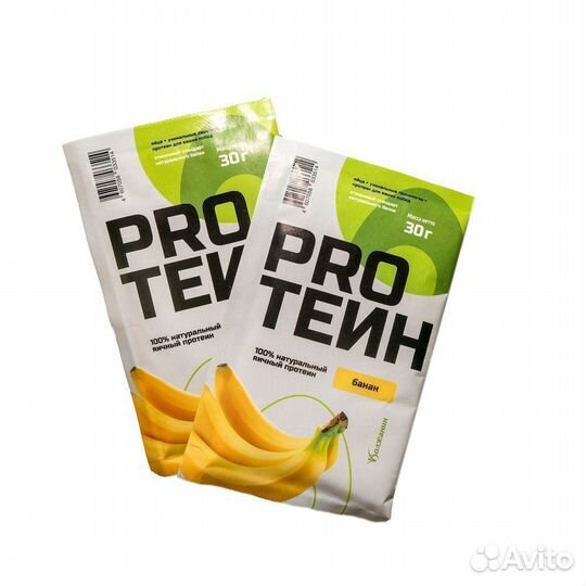 Яичный протеин со вкусом банана, 30г