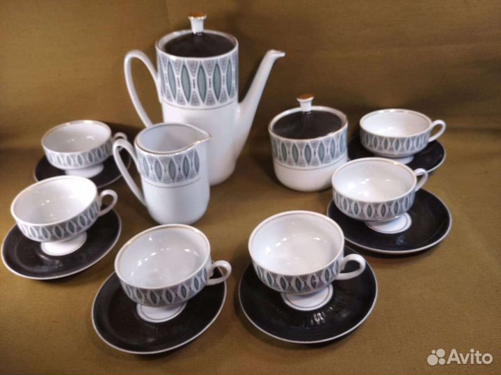 Чайный сервиз Солнышко Рига СССР винтаж