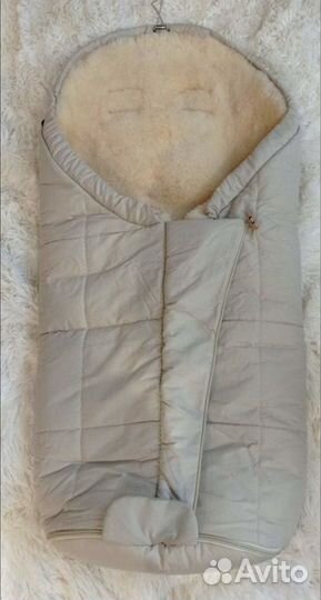 Меховой детский конверт Christ Tula