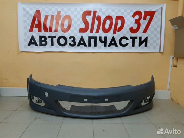 Бампер передний Opel Astra H 3 дв