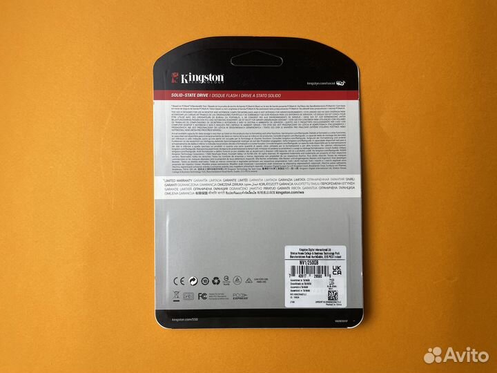 SSD диск M2 250 GB NVMe PCIe 3 Kingston NV1 Новый