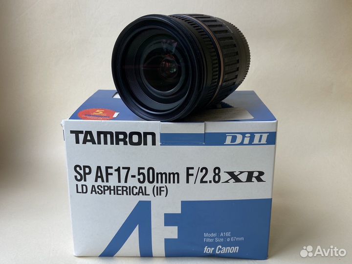 Объектив Tamron SP AF17-50mm f/2.8 XR - Canon EF-S