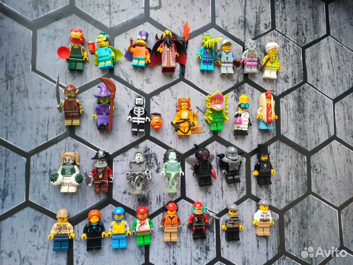 Lego минифигурки разных серий