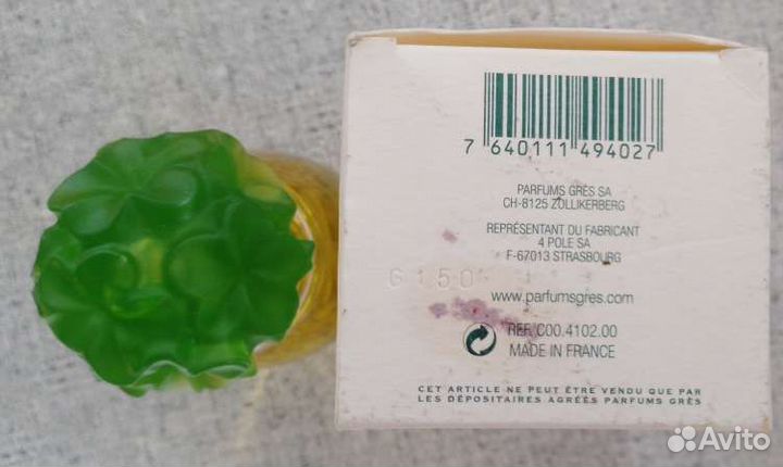 Духи винтаж Gres Cabotine большой флакон 100ml