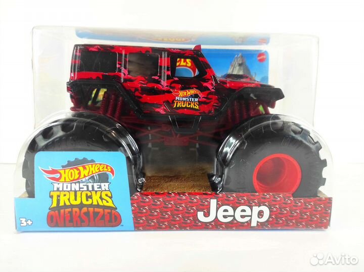 Машинка Hot Wheels Monster Trucks Oversized