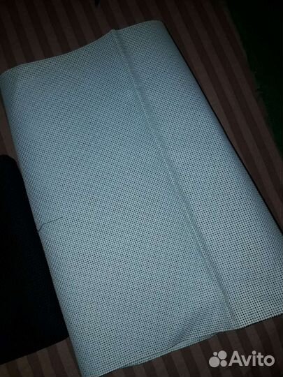 Канва белая, зеленая, черная, голубая