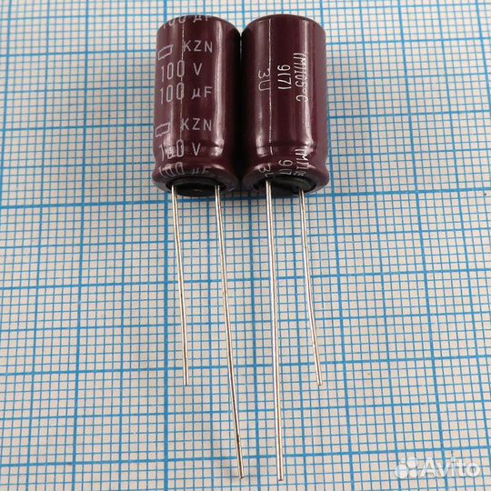 100uF 100v 100v100uF 10x20 KZN - Электролитический