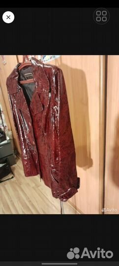 Лакированный куртка весна-осень