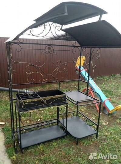 Мангал с печью