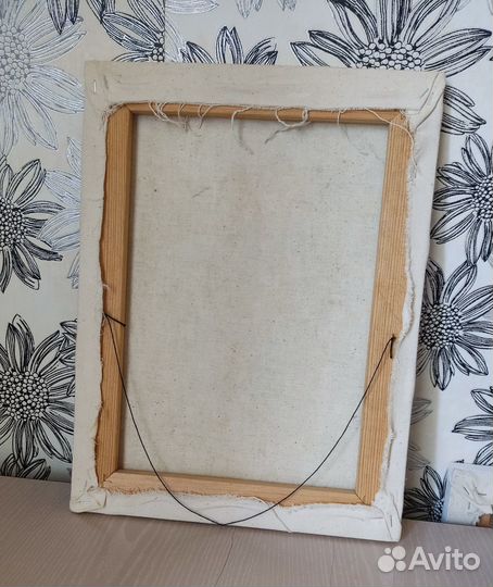 Портрет маслом на холсте ручной работы