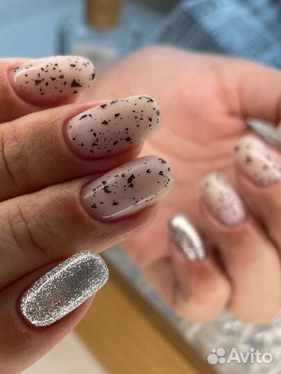 Наращивание ногтей, покрытие