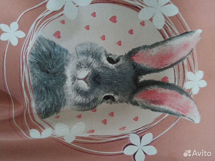 Платье с зайчиком