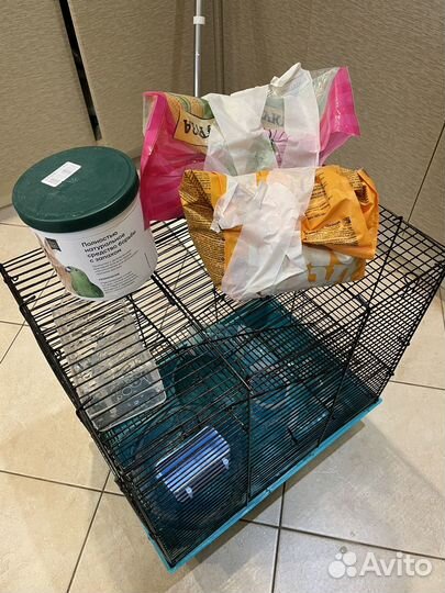 Клетка для хомяка (набор)