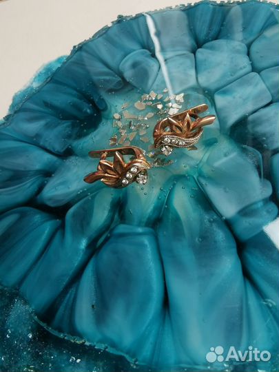 Золотые серьги 585 пробы