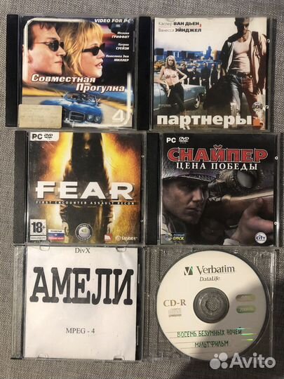 CD, MP3, Видеокассеты,игры на дисках