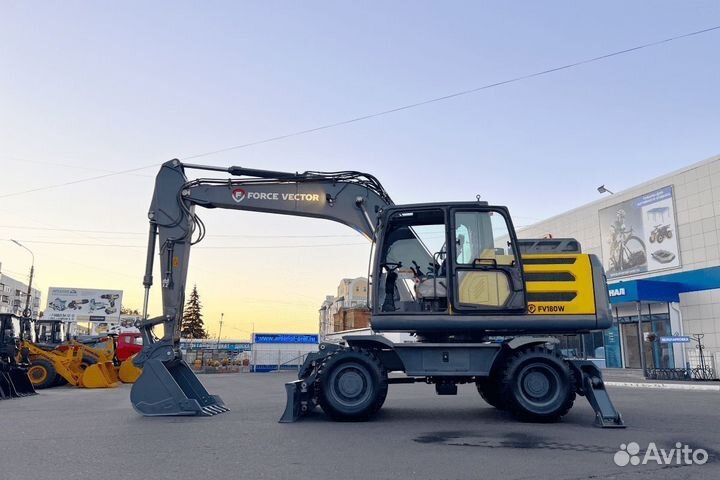 Колёсный экскаватор Force vector FV180W, 2025