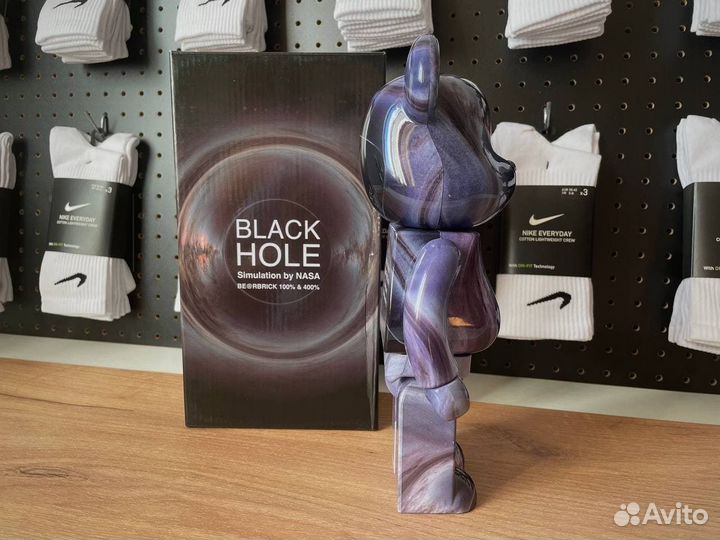 Bearbrick 400 Black Hole by nasa