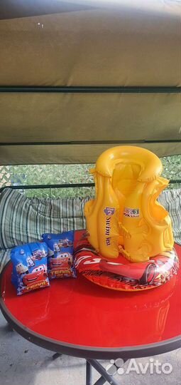 Жилет для плавания intex, круг, нарукавники